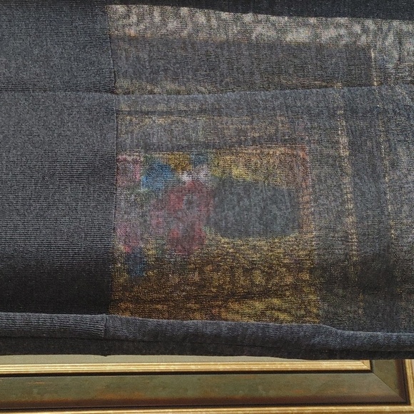 ESTEVE sitamurt Heather Grey Knit Maxi Skirt Size 44 Spain - Picture 4 of 11